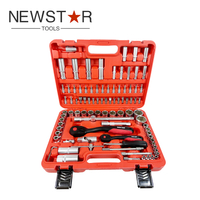 Kit d'outils de r&eacute;paration automobile en acier au carbone, 94 pi&egrave;ces, jeu de douilles