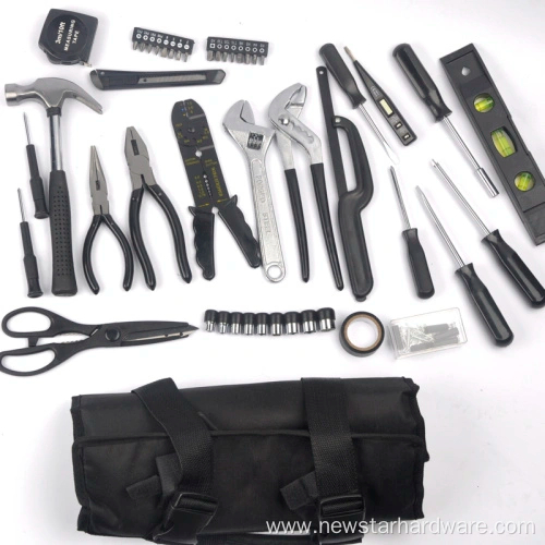 46pcs হ্যান্ড টুল সেট সরঞ্জাম ব্যাগ কিট