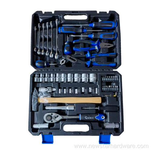 66pcs Strumento manuale Impostato in Blow Box Blue
