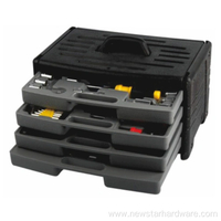 Набір побутових інструментів на 4 шухляди з 99 предметами та набором розеток для ремонту автомобілів