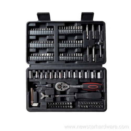کیت ابزار مکانیکی مجموعه بیت سوکت 128PCS